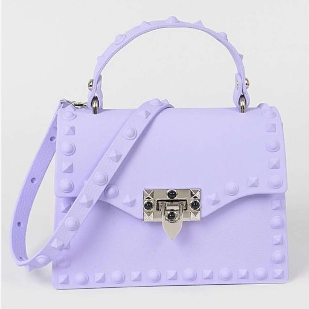 Lavender Studded Purse